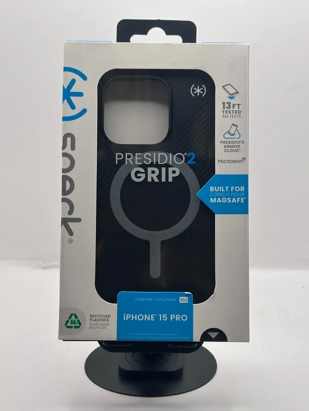 Speck Presidio2 Grip iPhone 15 Pro Black MagSafe NWT MSRP: $55.00